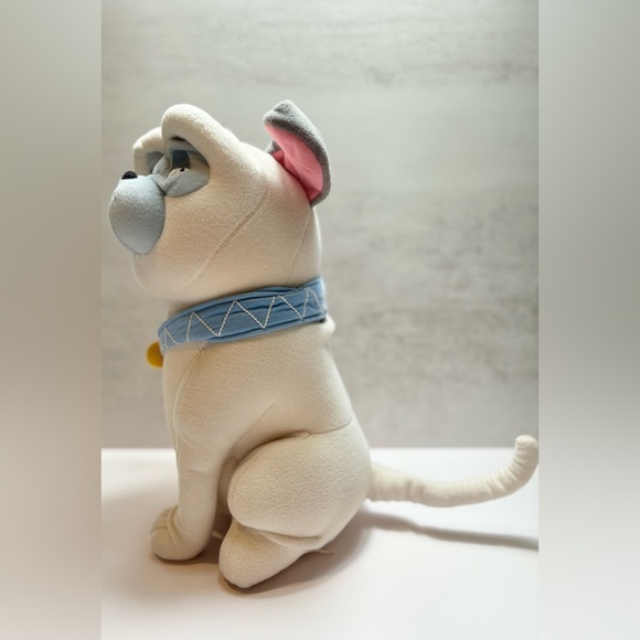 Disney Percy The Dog-15” Soft Plush Toy-Has Blue Collar with Yellow Faux Bell - Picture 4 of 7